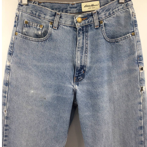 Eddie Bauer Denim - Vintage Eddie Bauer High Rise Ridged Denim 90's Mom Jeans 6